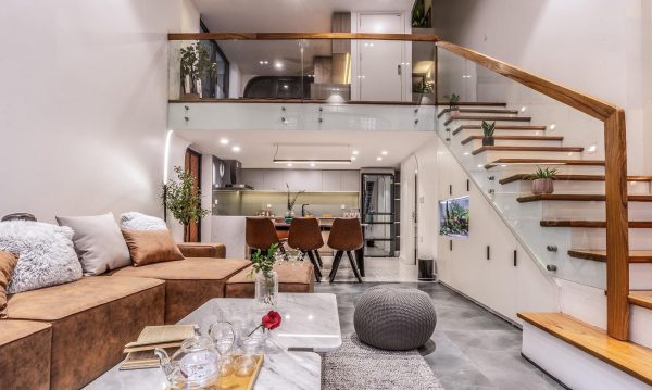 The house is designed and completed by architects of Sun Concept in a modern and luxury style. The house space is divided totally reasonably with natural lights, air ventilation and full of comfortable furniture.