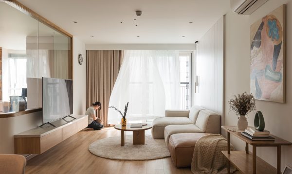 Owning an not too large area, but the reasonable design has helped Light House optimize the space, bringing very pleasing results to the owner.