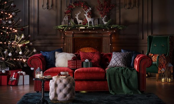 A really wonderful space to enjoy Christmas together with family.