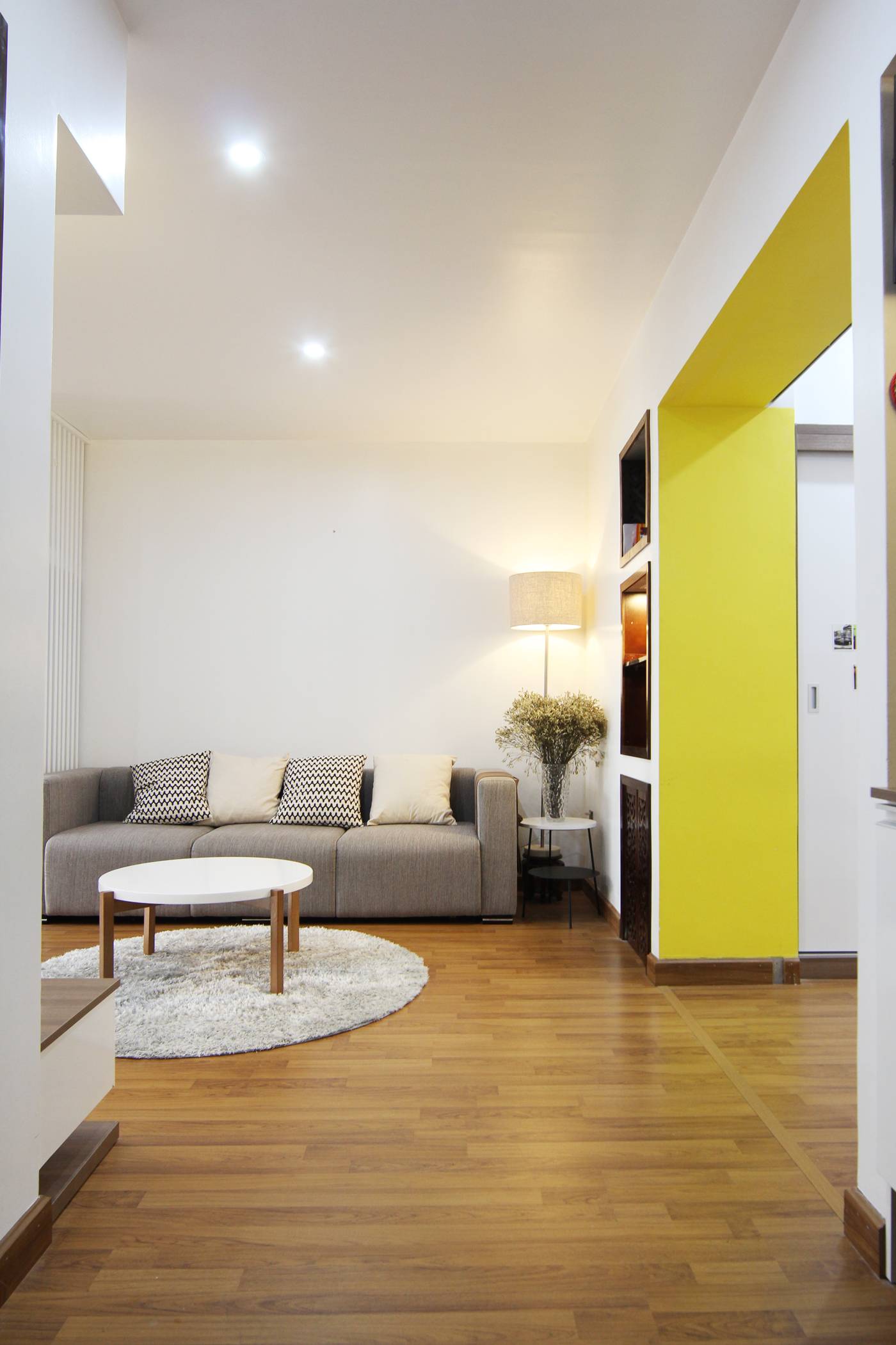 Dynamic House's gentle and cozy space.