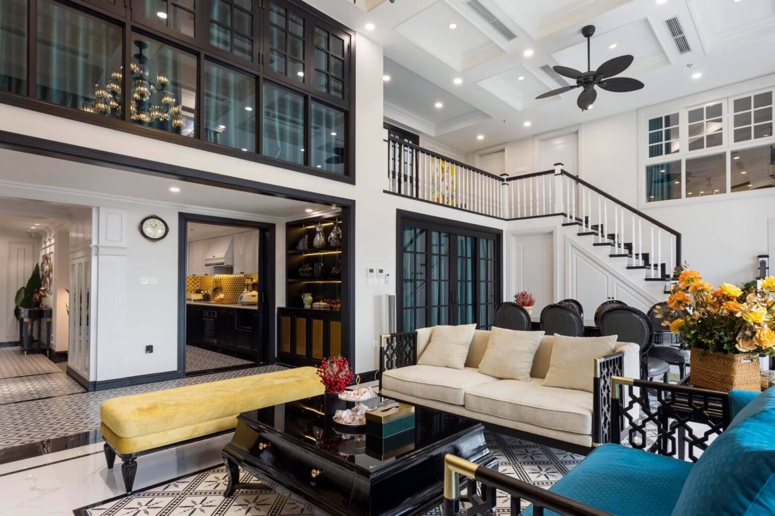 The Beauty Of Indochine Interior Design In A 150sqm Duplex Apartment