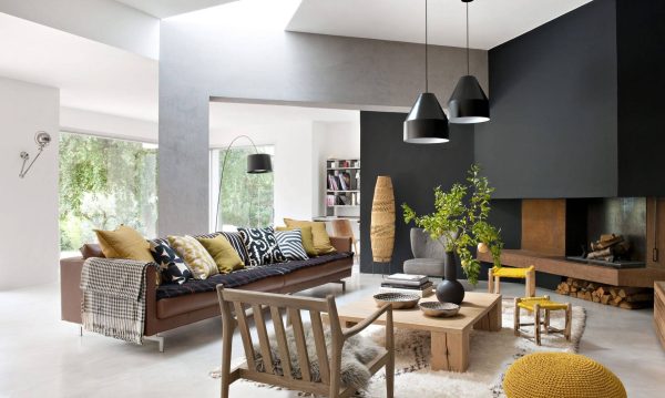 The suitable coffee table will beautify your home space.