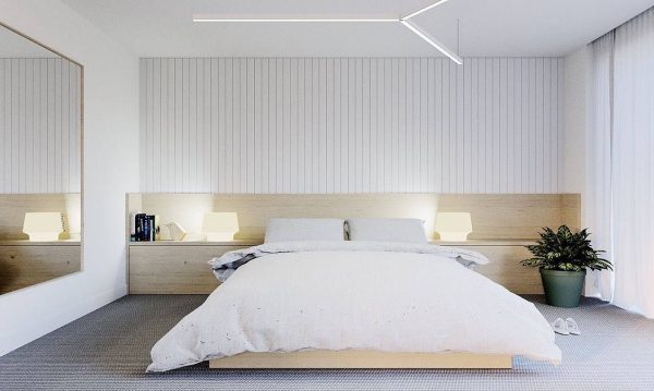 A tidy bedroom helps the body easily feel refreshed and reassured, making it easy to fall asleep.