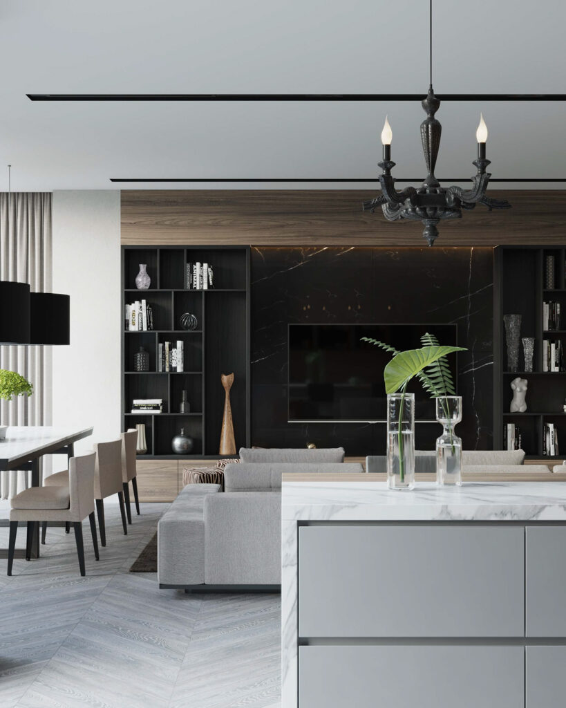 Modern and impressive design apartment with 155 sqm