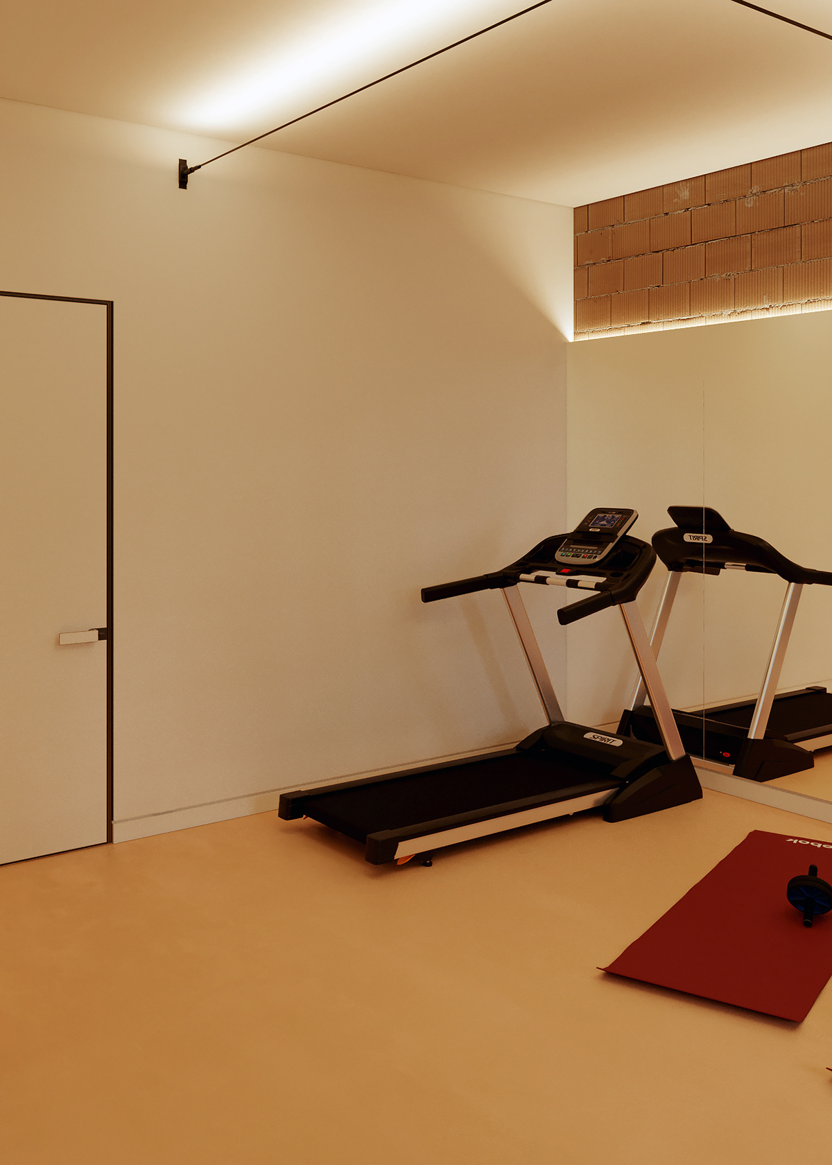 This enclosed space ensures privacy while in use and doing exercise.