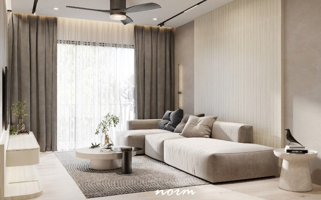 Seven Bright Living Rooms